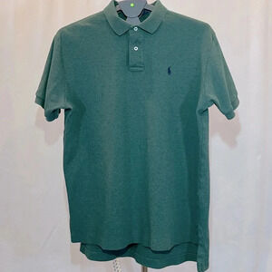 Ralph Lauren Green Polo Shirt Regula Fit Size M